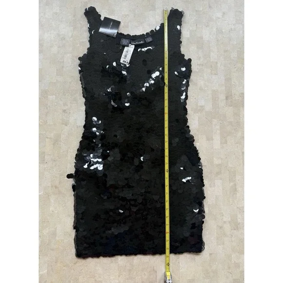 Vintage Anne Klein II Vintage Sequin Cocktail Dress Shrug Set Size SP NWT $700 - Picture 9 of 13